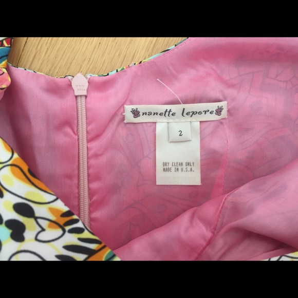 Xs 2 Nanette Lepore Silk tank blouse top camisole - Picture 3 of 7